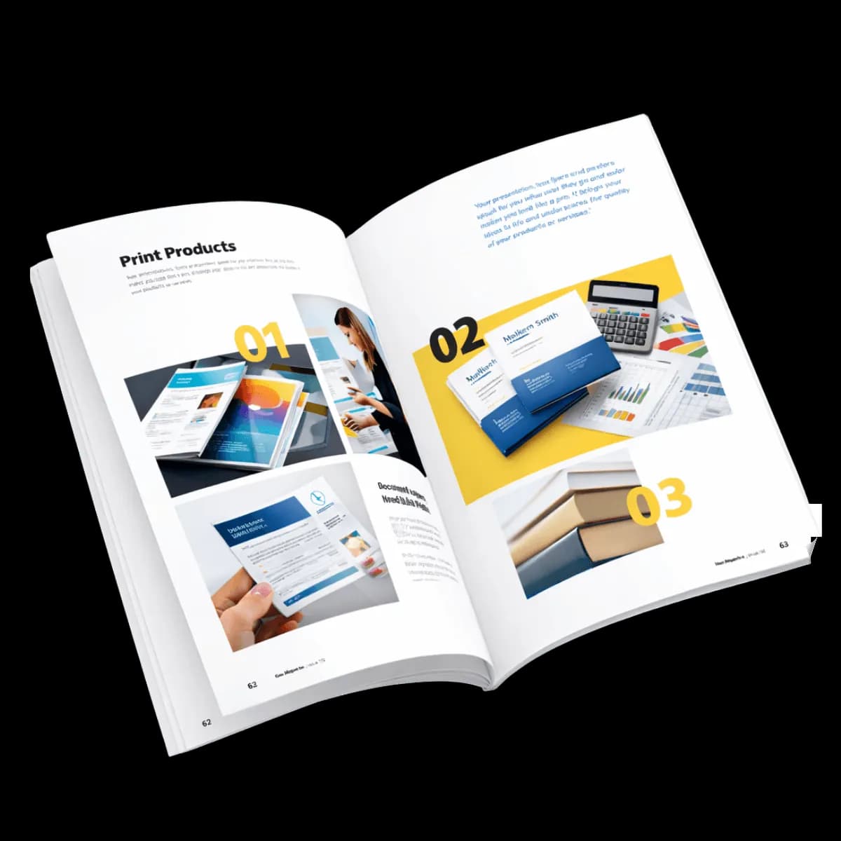 Stack of professional business cards